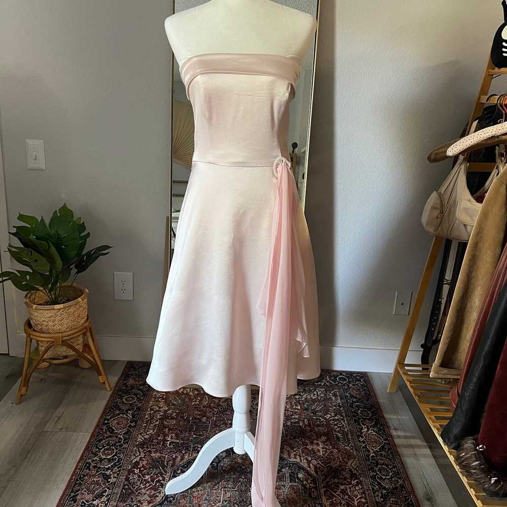 Baby Pink Vintage Formal Gown - image 1