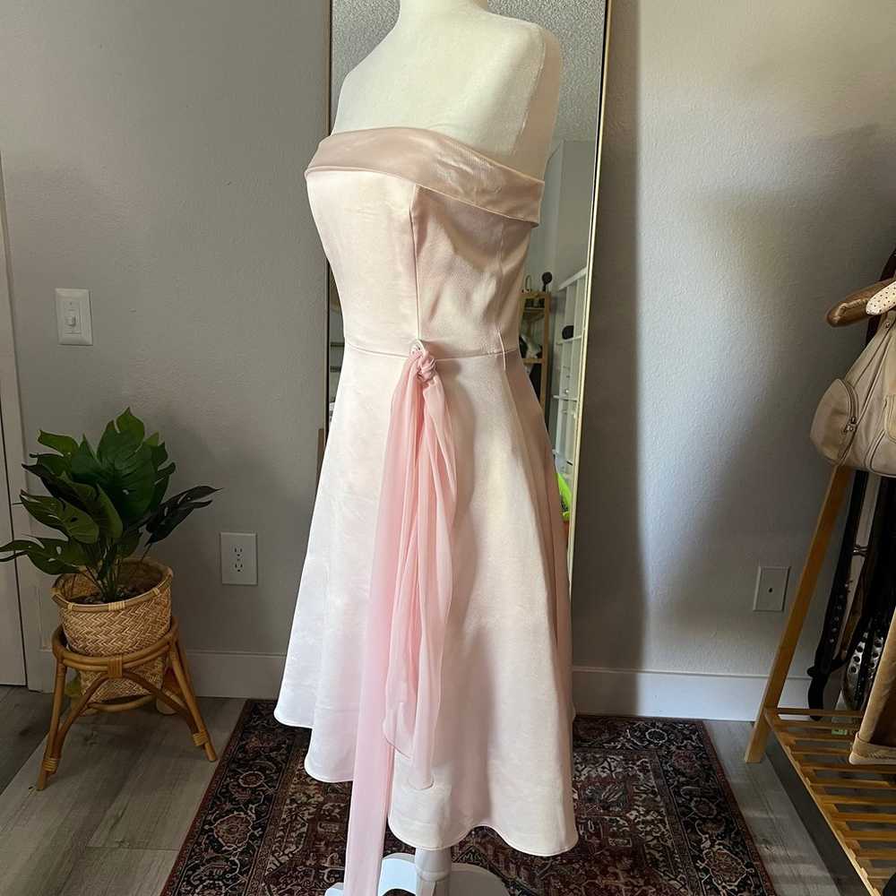 Baby Pink Vintage Formal Gown - image 4