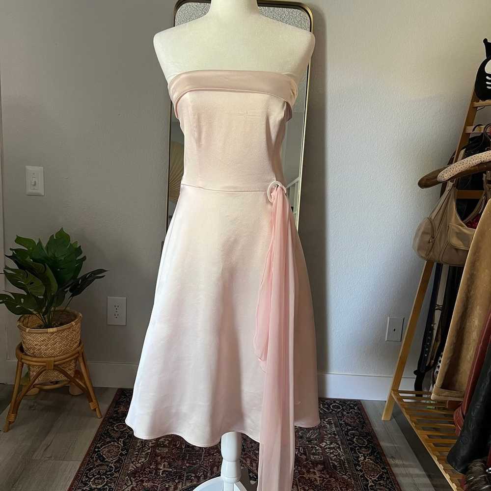 Baby Pink Vintage Formal Gown - image 6