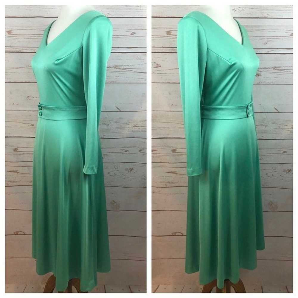 Vintage Mint Sea Green Dress - image 2