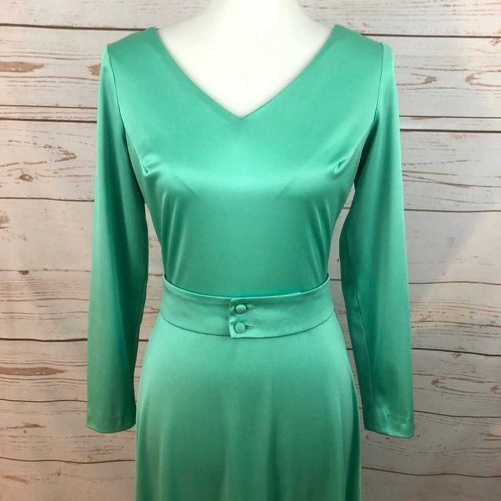 Vintage Mint Sea Green Dress - image 4