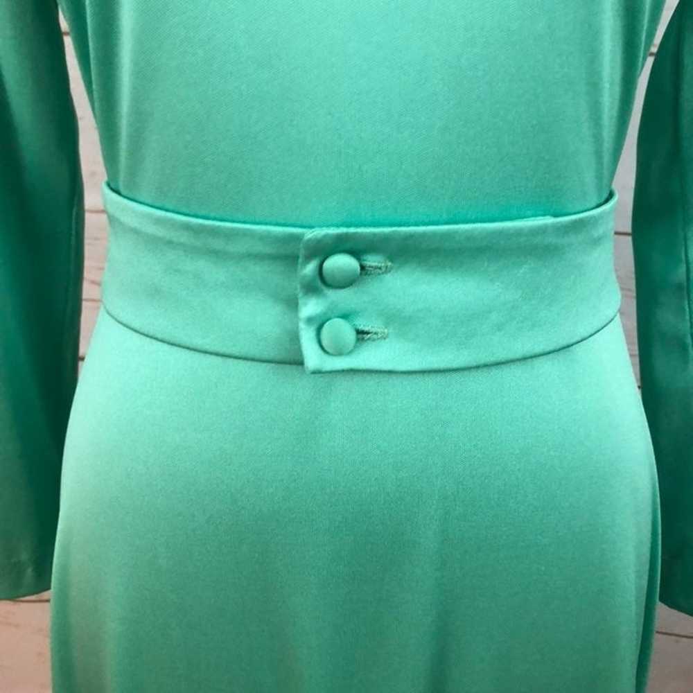 Vintage Mint Sea Green Dress - image 5