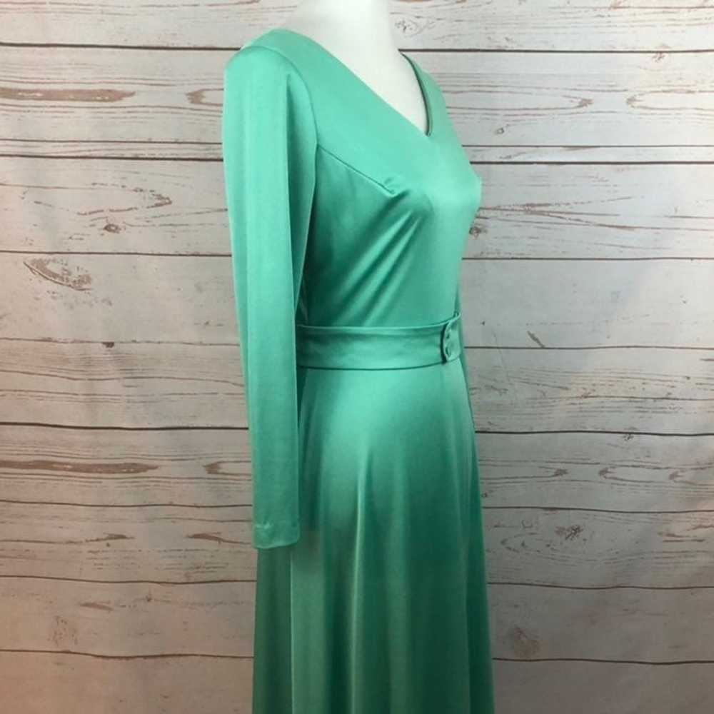 Vintage Mint Sea Green Dress - image 6