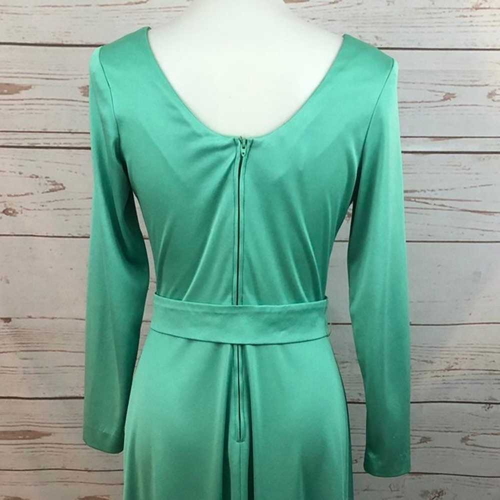 Vintage Mint Sea Green Dress - image 7