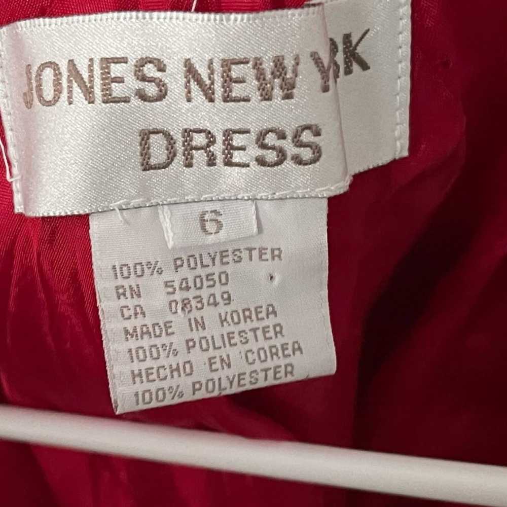 Vintage Jones New York Red Dress - image 4