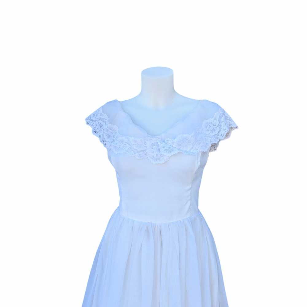 Vintage Cupcake Bobbie Jean White Lace Gown Denve… - image 2