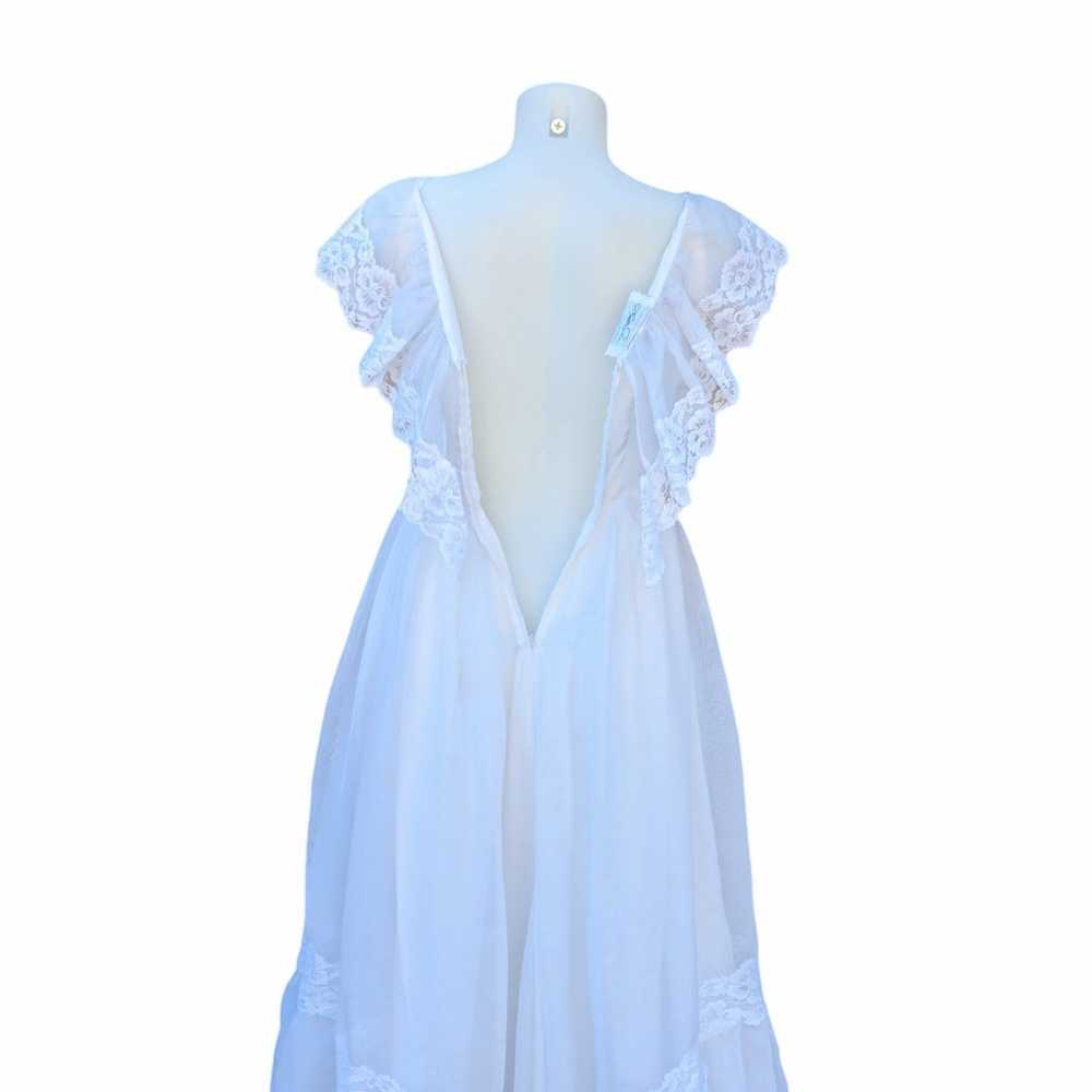 Vintage Cupcake Bobbie Jean White Lace Gown Denve… - image 4