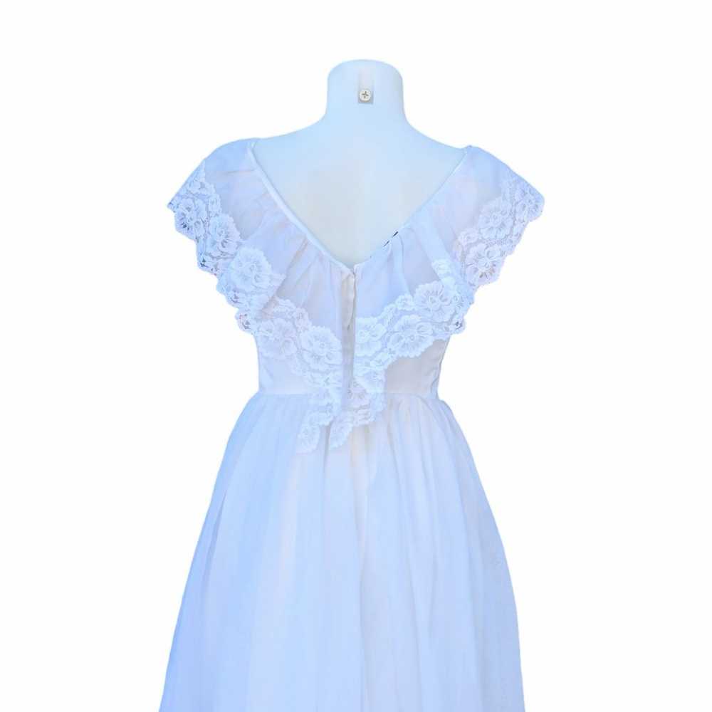 Vintage Cupcake Bobbie Jean White Lace Gown Denve… - image 5