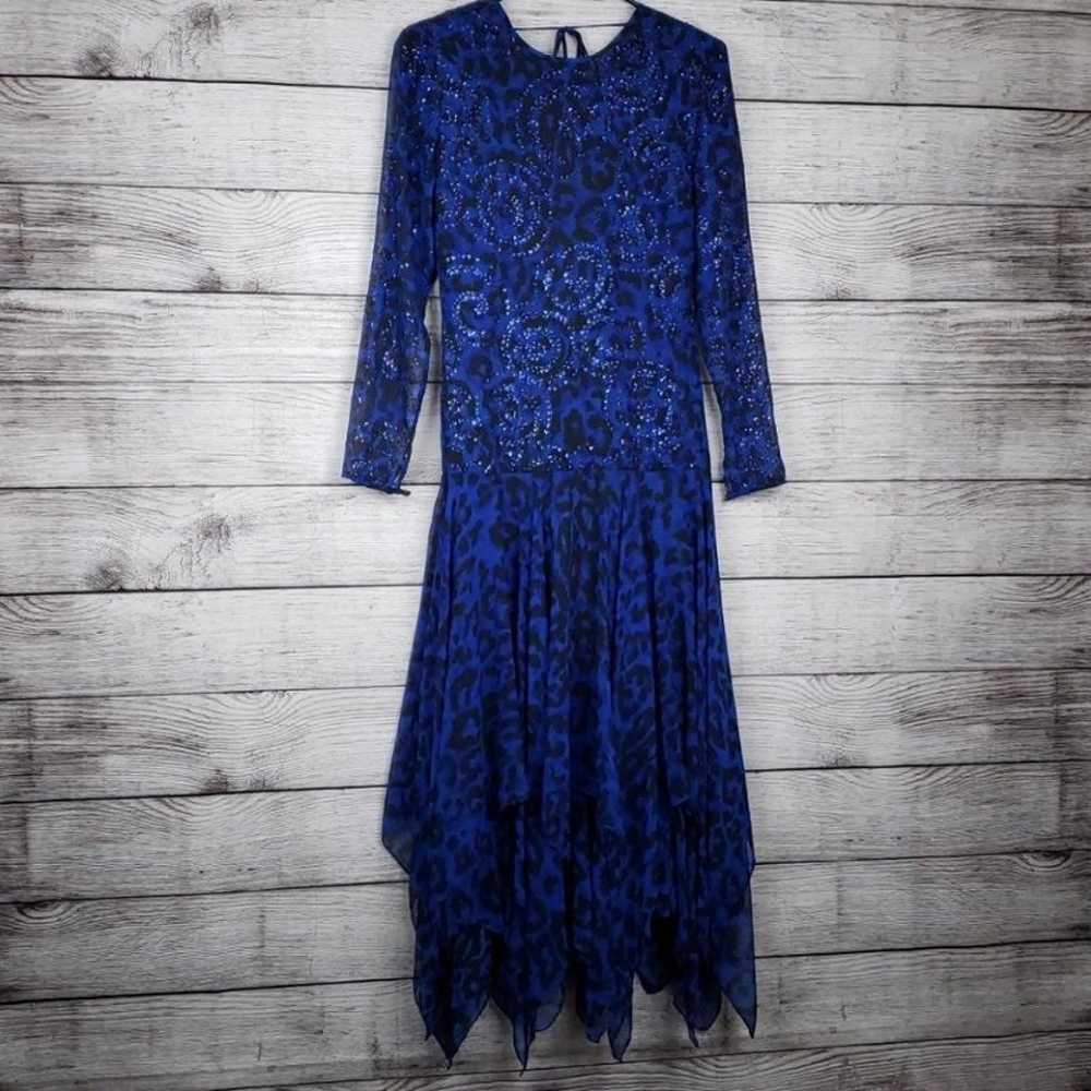 Vintage Leopard Print Dress sz. 6 - image 1