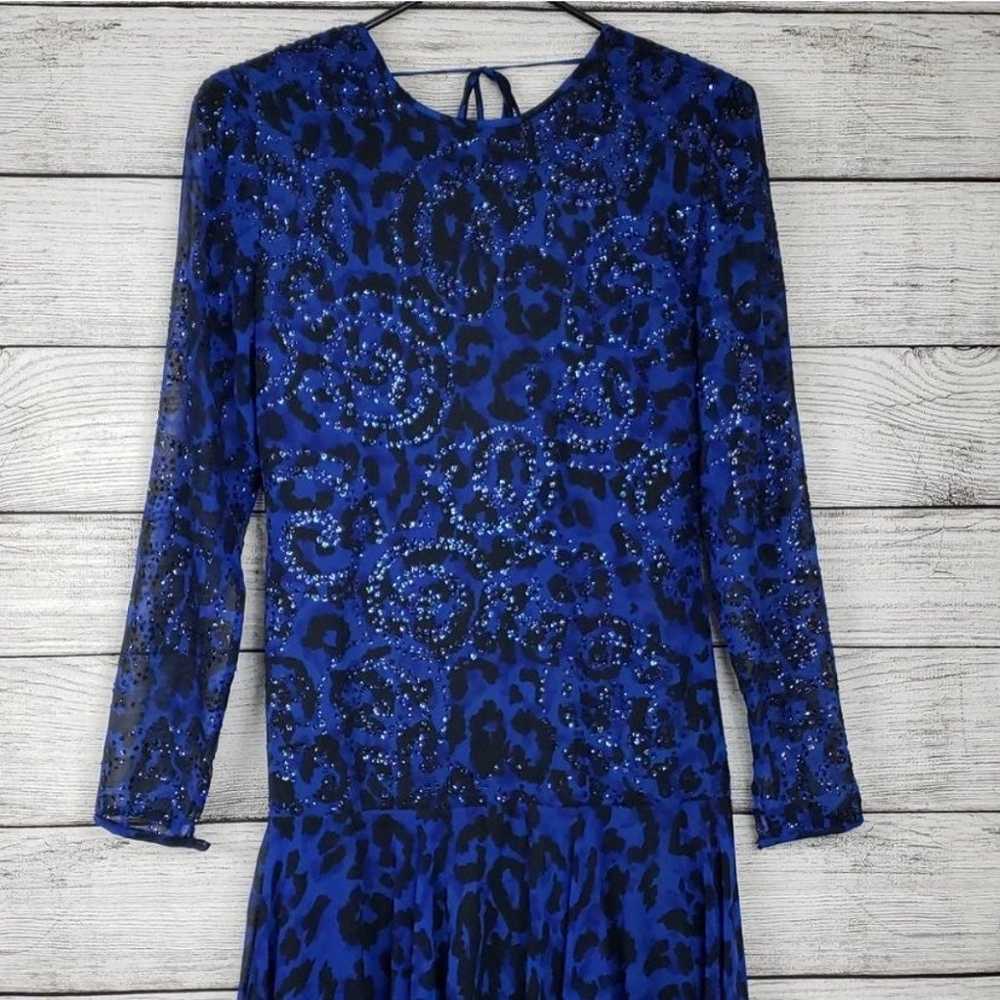 Vintage Leopard Print Dress sz. 6 - image 3