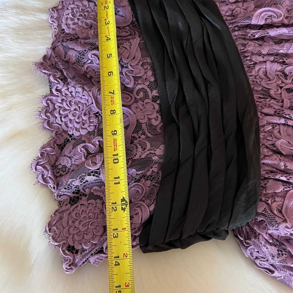 Vintage Betsey Johnson Y2K Purple Black Lace Tier… - image 4