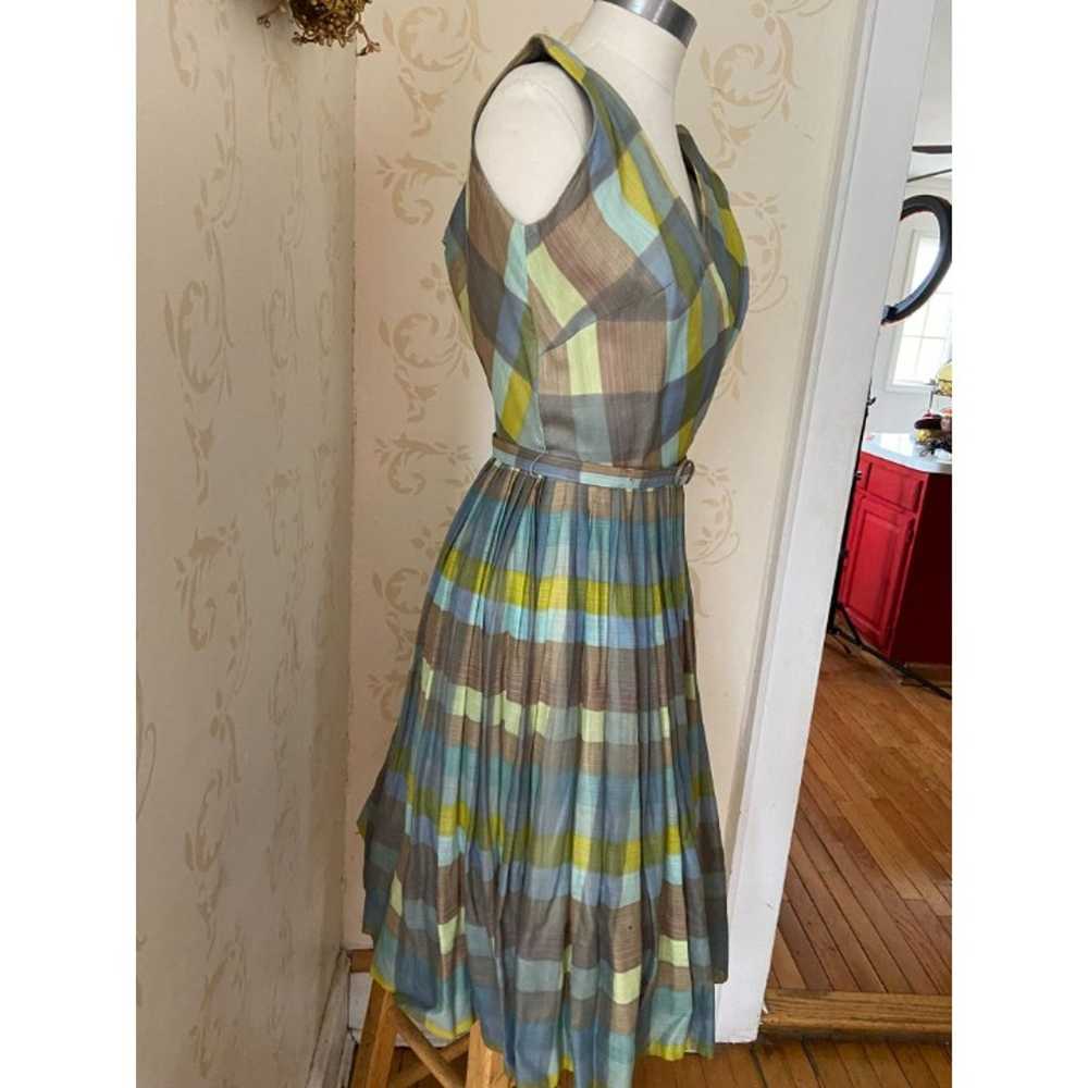 Naturally Natlynn New York Pleated Plaid Vintage … - image 2