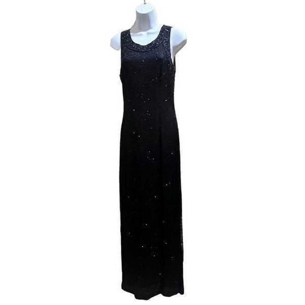 Vintage Laurence Kazar women’s fully beaded black… - image 1