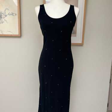 Vintage Betsey Johnson rhinestone evening dress sm