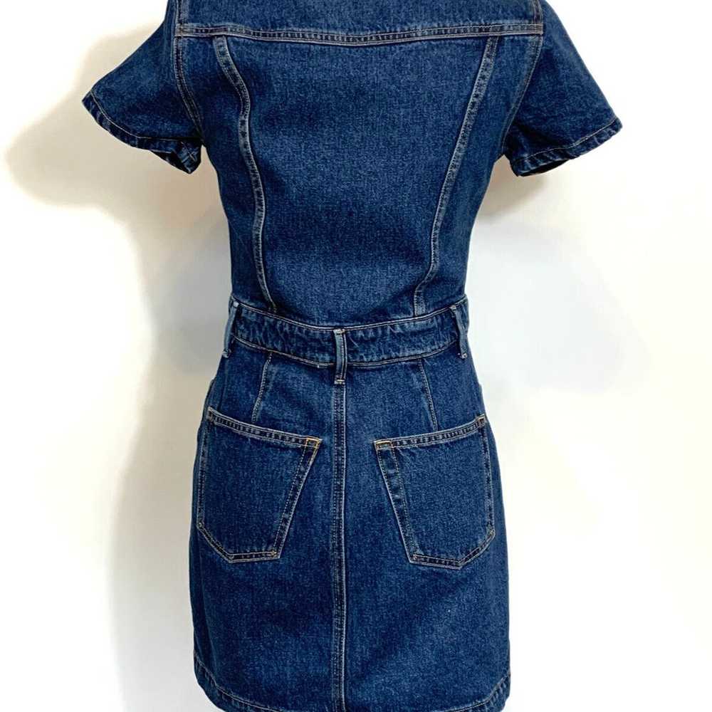 GRLFRND MAX Denim Mini Dress Size Small - image 10