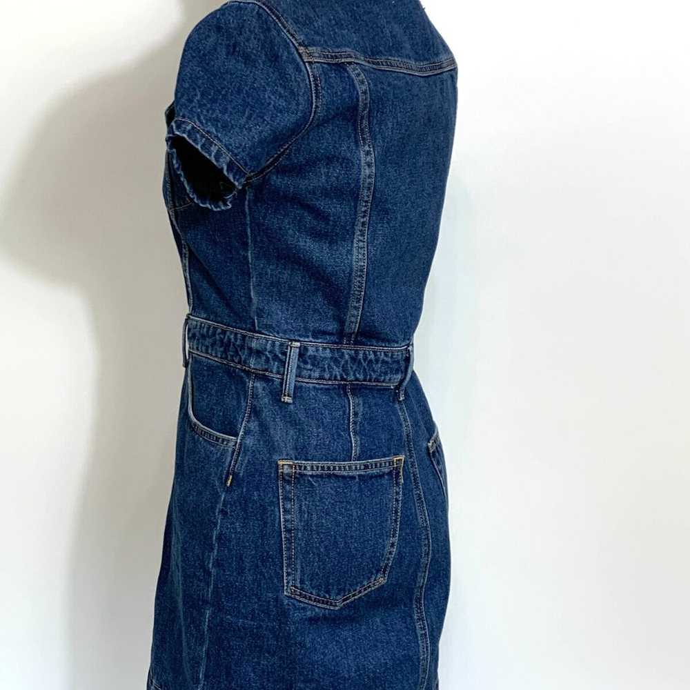 GRLFRND MAX Denim Mini Dress Size Small - image 12