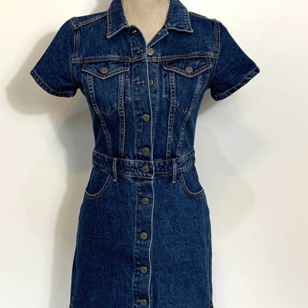 GRLFRND MAX Denim Mini Dress Size Small - image 5