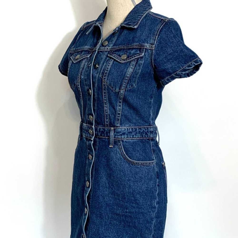 GRLFRND MAX Denim Mini Dress Size Small - image 8