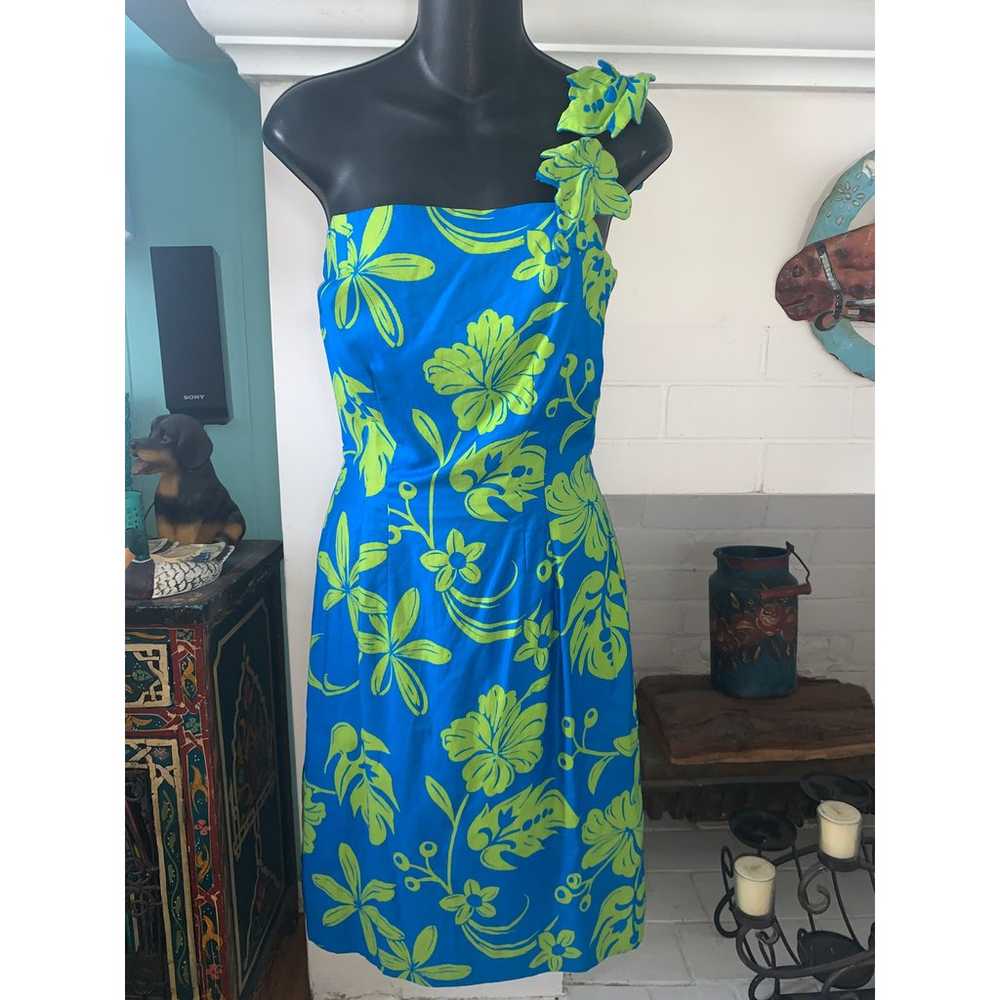 60's TANYA ORIGINALS HONOLULU HAWAIIAN DRESS XS - image 1