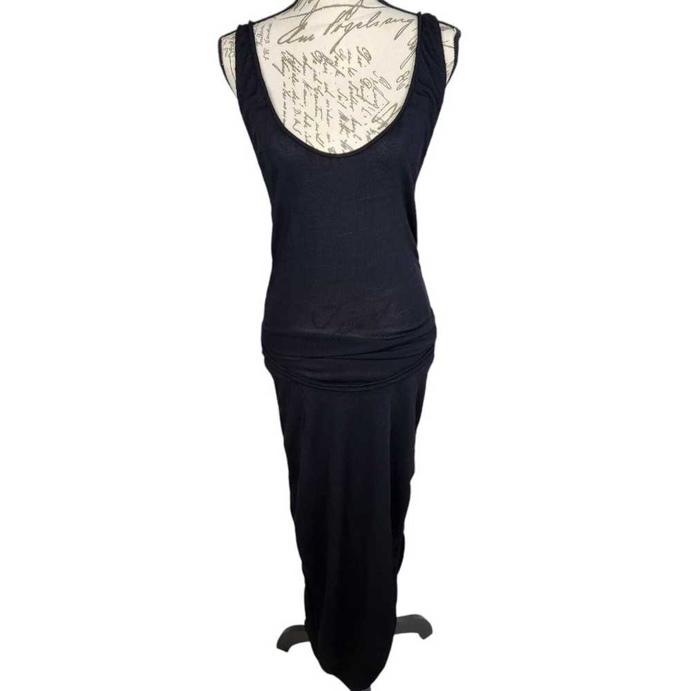 Vintage ALAIA Dress Womens Small Black Fitted Str… - image 11