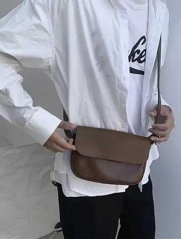 Bag × Japanese Brand × Streetwear Retro brown fau… - image 1