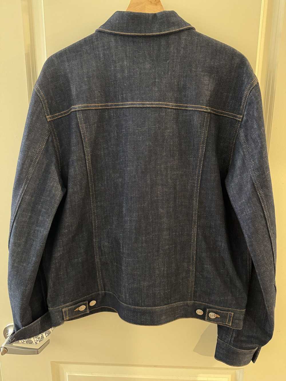 Dior Dior Oblique motif raw denim jacket - image 2