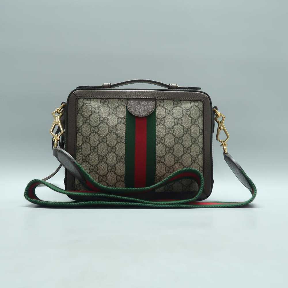 Gucci Boston cloth satchel - image 4