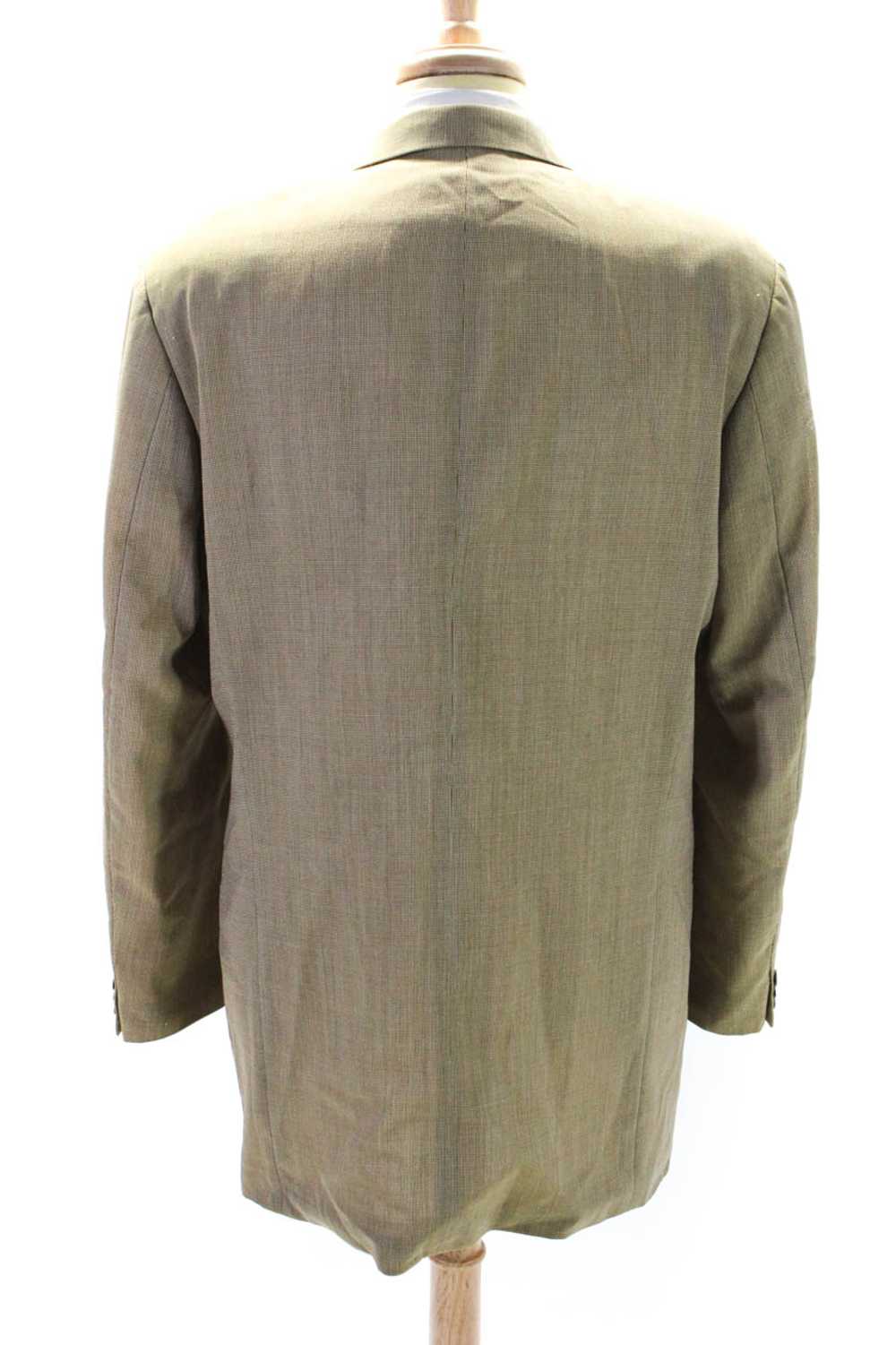 Boss Hugo Boss Mens Beige Wool Three Button Long … - image 4