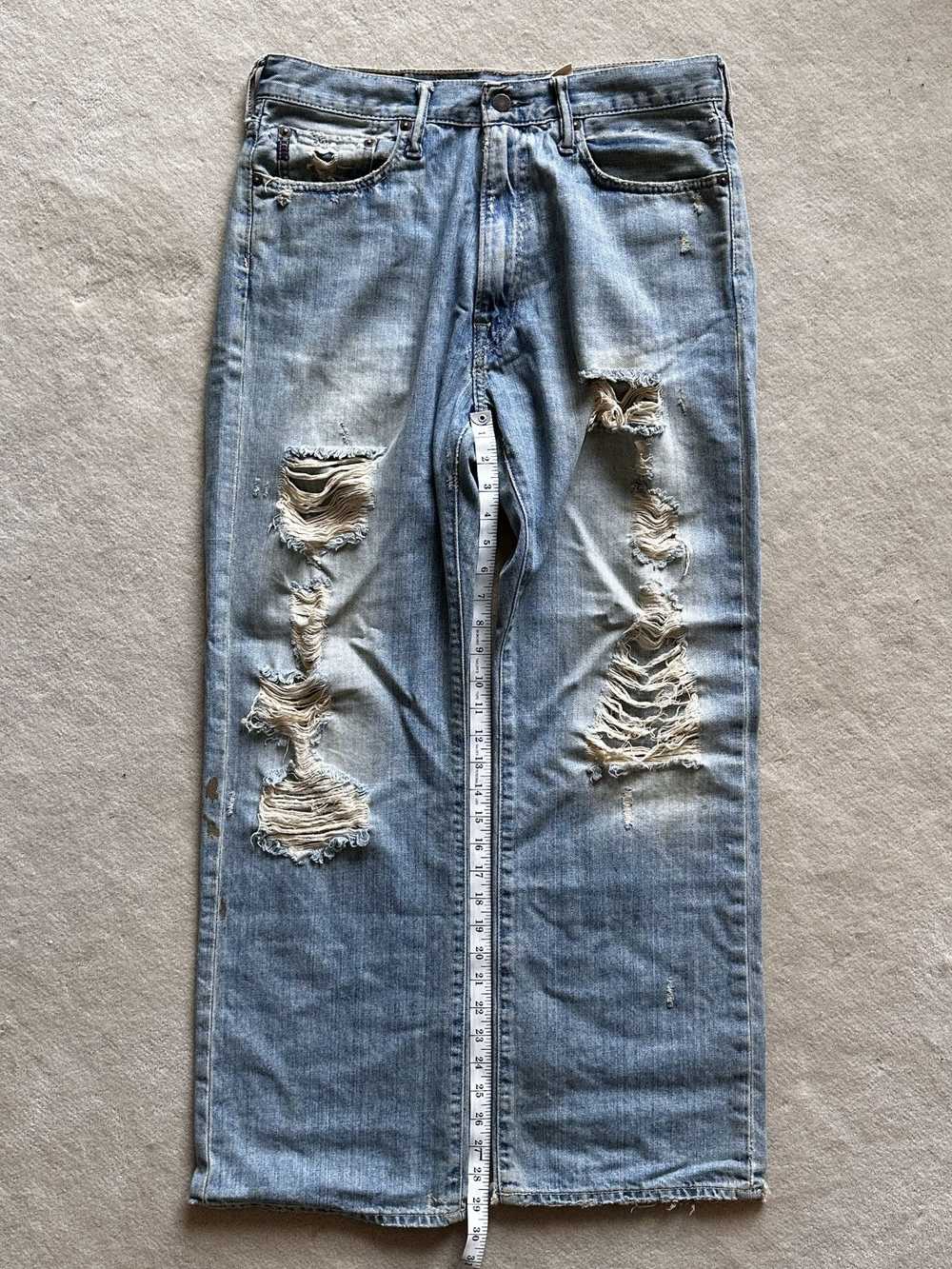 Distressed Denim × Vintage Abercrombie & Fitch Th… - image 2