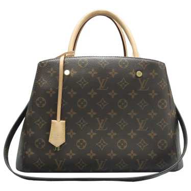 Louis Vuitton Montaigne leather satchel - image 1