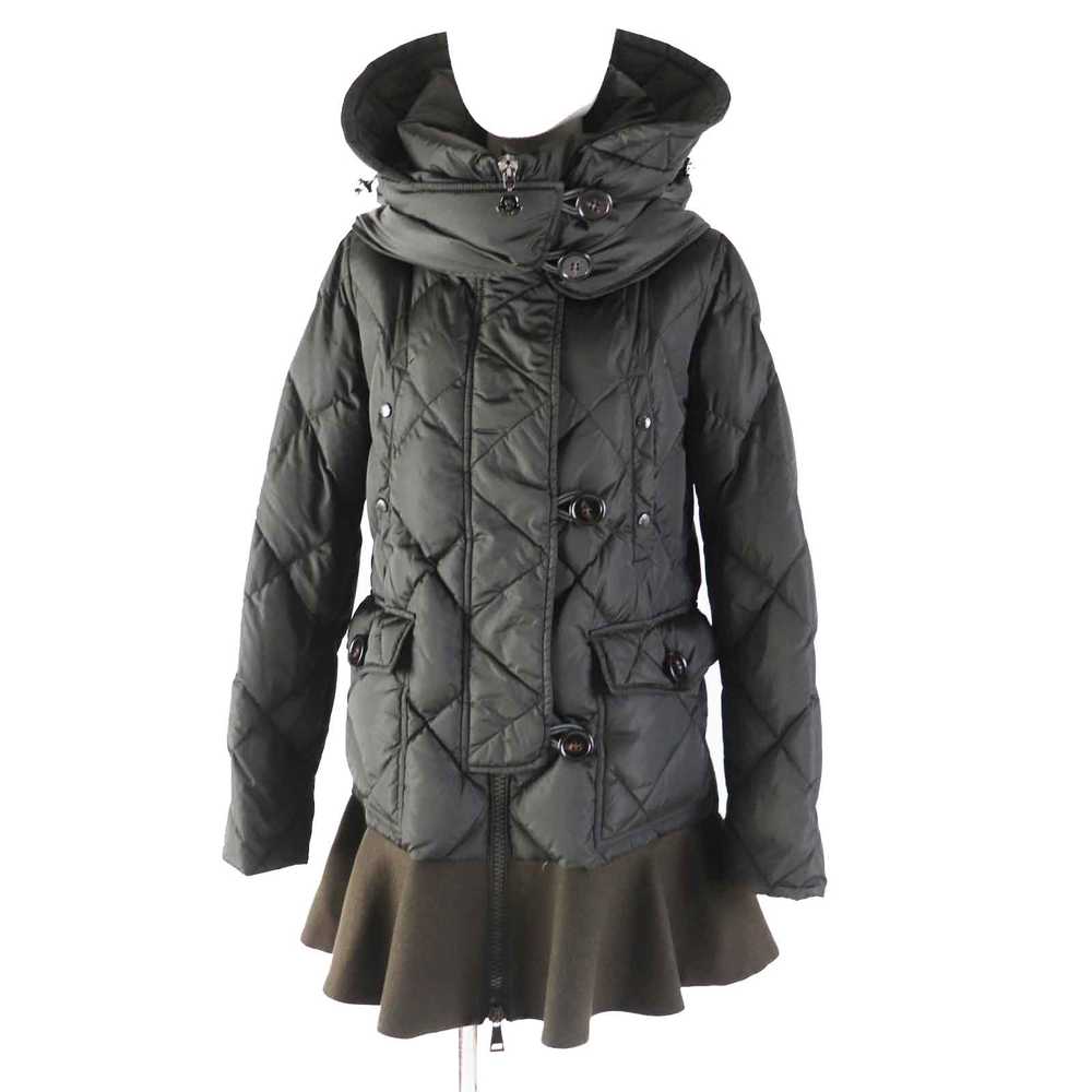 MONCLER down coat Nylon Dark khaki brown type VAU… - image 1