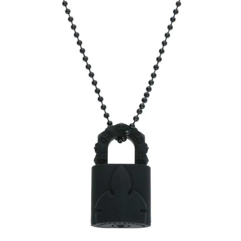 Chrome Hearts Chrome Hearts Rubber Padlock Neckla… - image 1