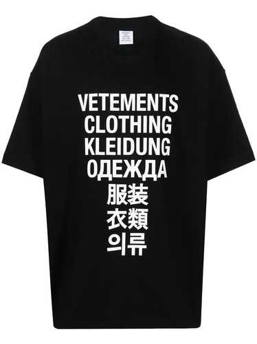 Vetements o1y0924 T-Shirt in Black - image 1