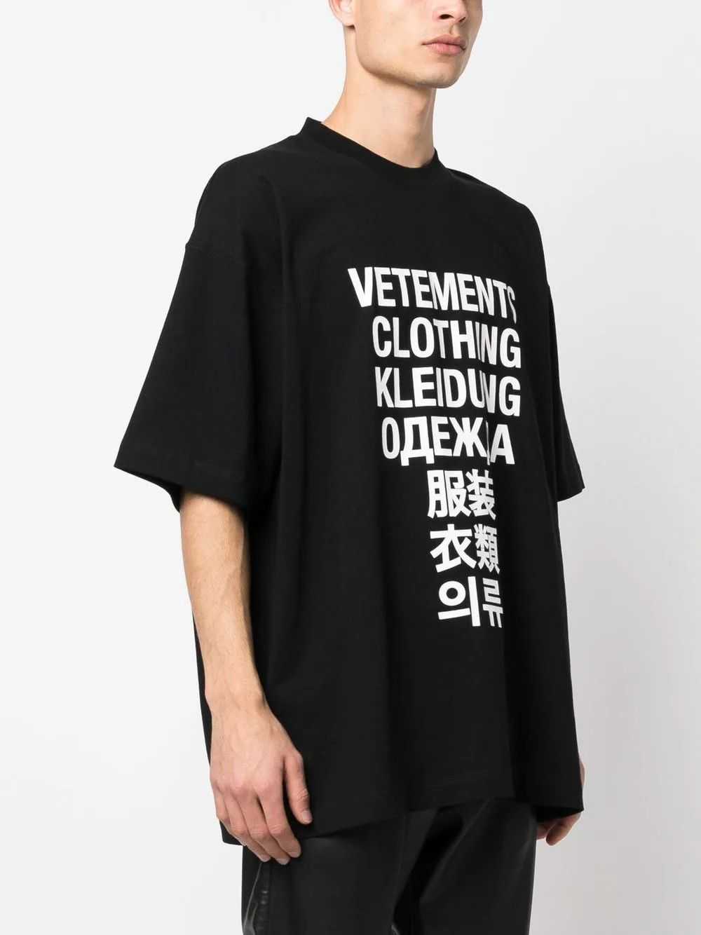 Vetements o1y0924 T-Shirt in Black - image 3