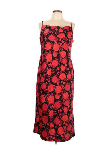 Bar III Women Red Casual Dress L