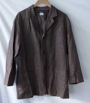 ジャケット・アウター ISEEY MIYAKE MEN linen tailored jacket Issey Miyake Men Linen Tailored Jacket Sport I.S. Black Size