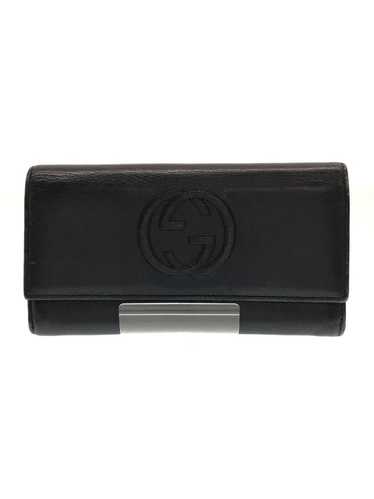 [Used in Japan Wallet] Used Gucci Long Wallet/Leat