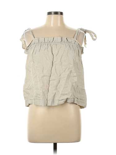 J.Crew Women Gray Sleeveless Blouse L