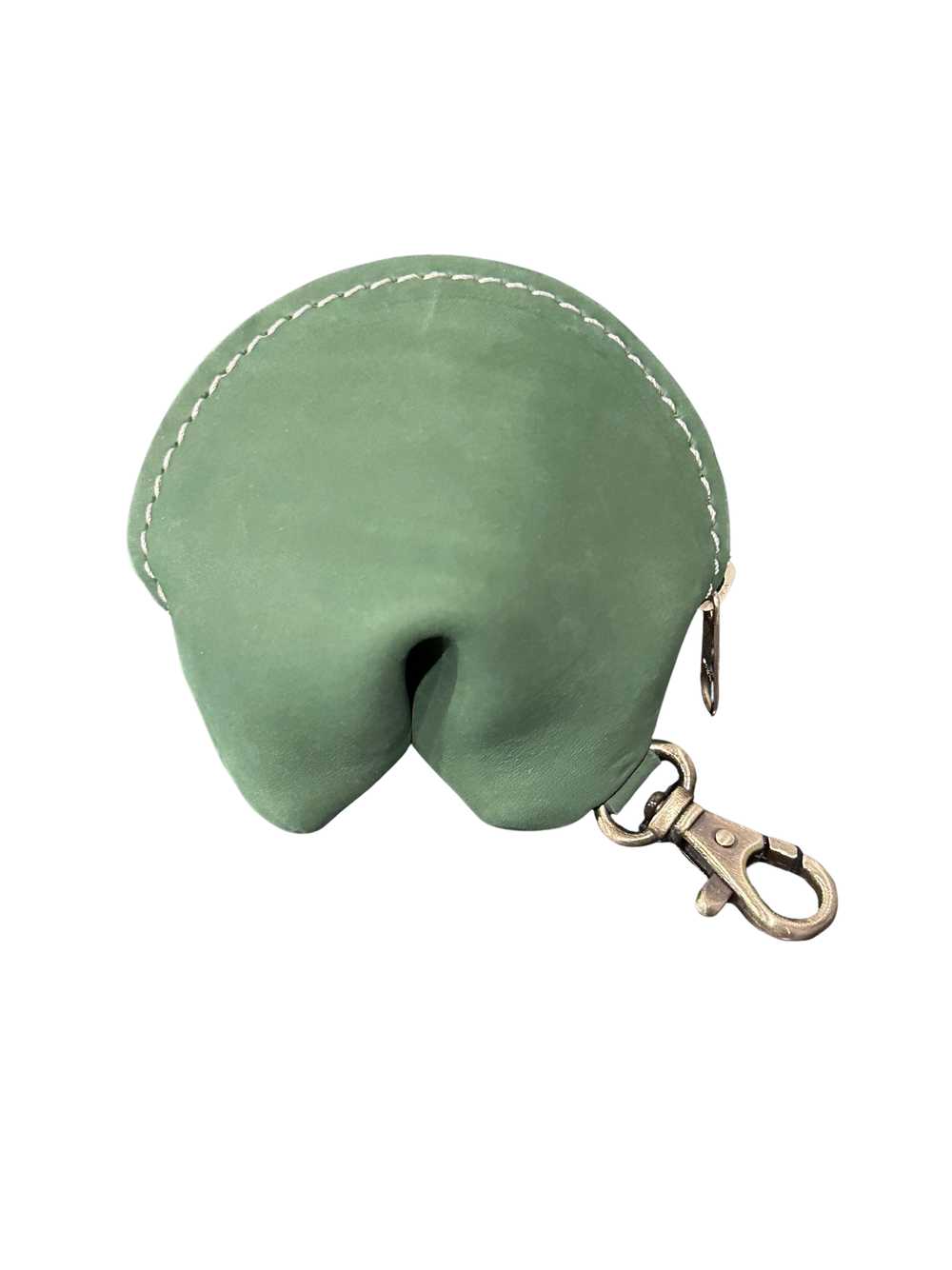 Portland Leather Fortune Cookie Keychain - image 1