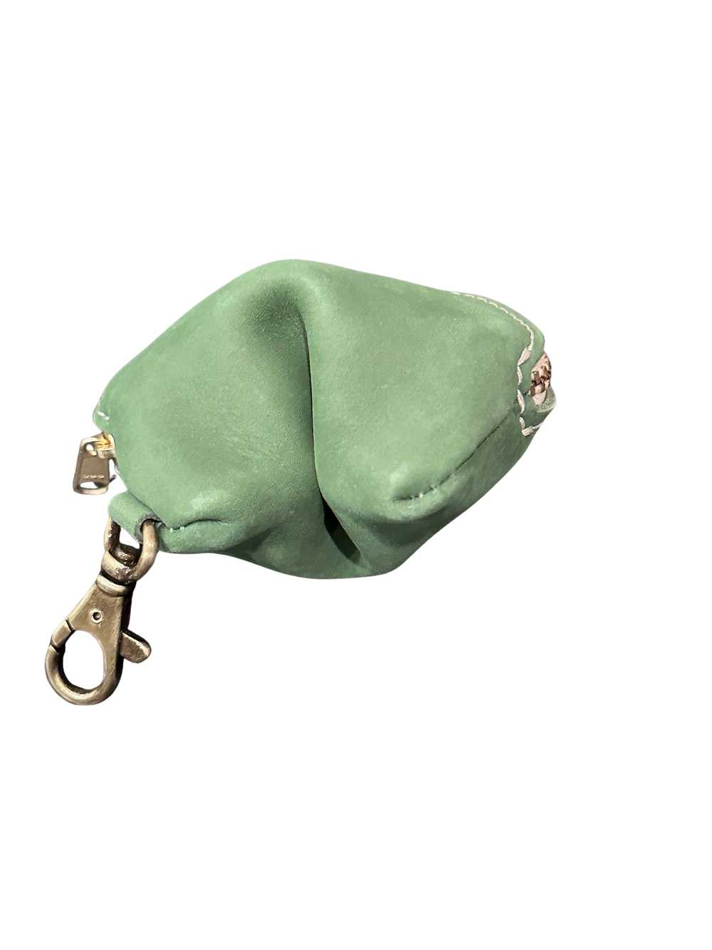 Portland Leather Fortune Cookie Keychain - image 2