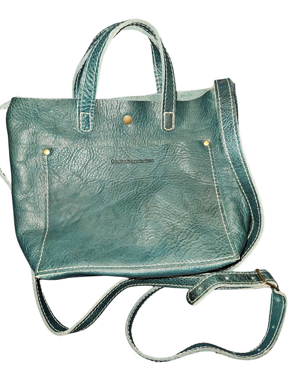 Portland Leather Mini Crossbody Tote - image 1