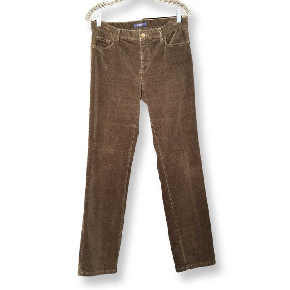 Chaps Chaps Dark Green Corduroy Mid Rise Straight… - image 2