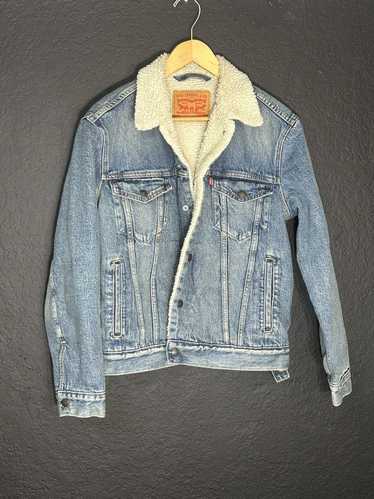 Levi's Levi’s Sherpa Line Denim Trucker Jacket