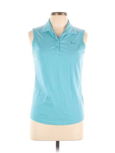 Puma Women Green Sleeveless T-Shirt L