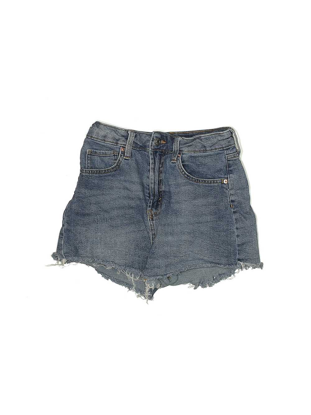 Wild Fable Women Blue Denim Shorts 0 - image 1