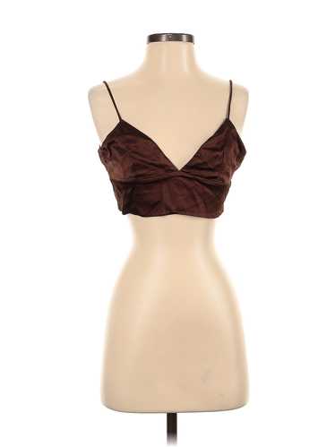 Zara Women Brown Sleeveless Top XS