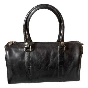 Non Signé / Unsigned Leather handbag - image 1