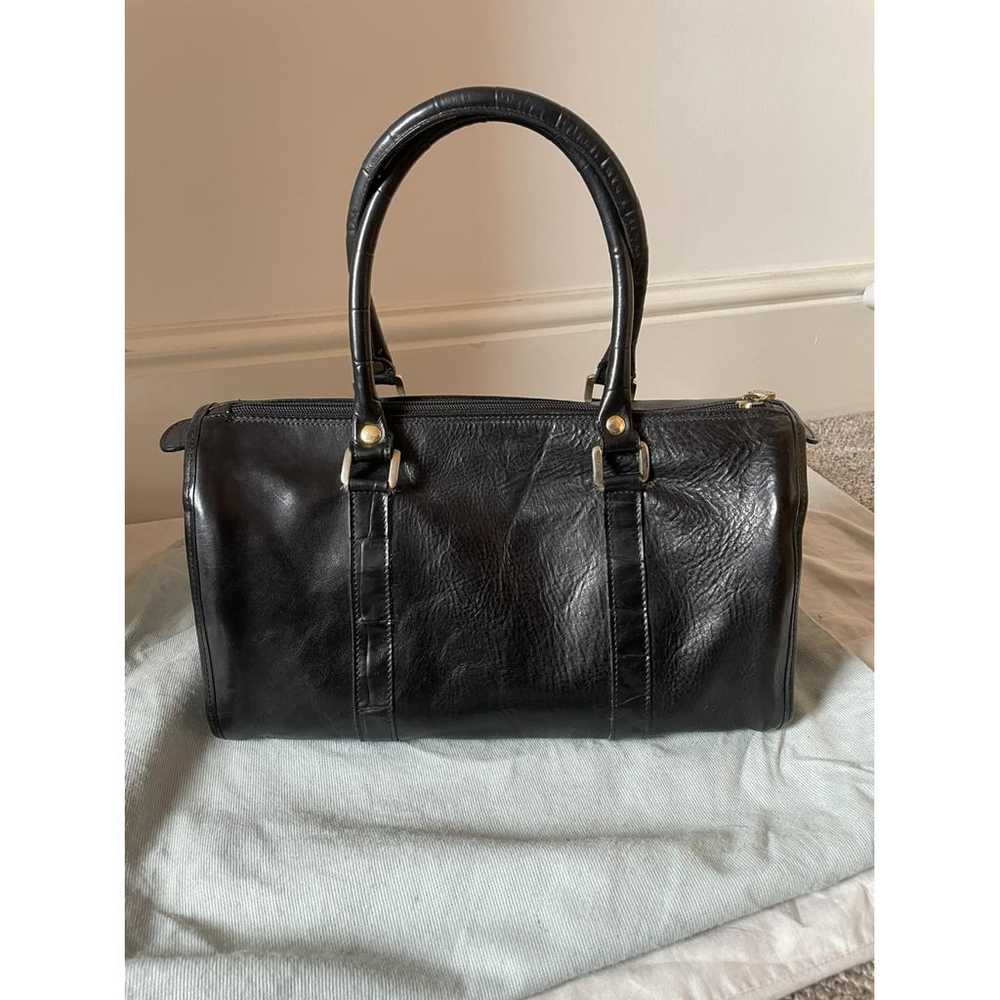 Non Signé / Unsigned Leather handbag - image 3