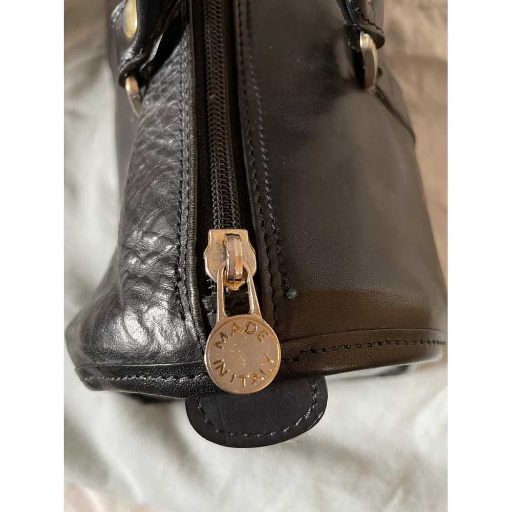 Non Signé / Unsigned Leather handbag - image 5