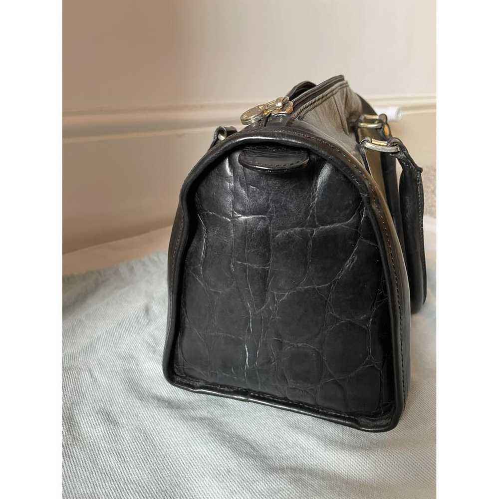 Non Signé / Unsigned Leather handbag - image 9